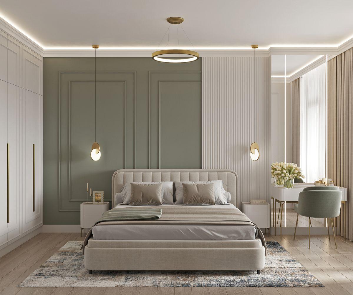 thiết kế nội thất phòng ngủ hiện đại